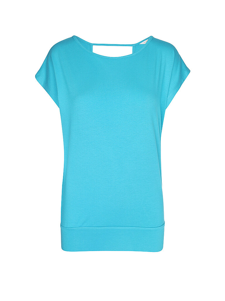 SPIRIT OF OM Damen Yogashirt Jangama türkis | L